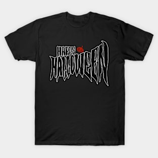 Happy Halloween Typography T-Shirt